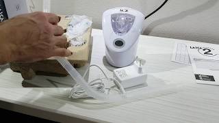 Ultrasonic nebulizer LAICA MD6026 TEST Unboxing [upl. by Aihtnic332]