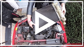 REPAIR   Peugeot 106 Sketch leaky radiator swap [upl. by Leong]