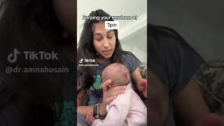 Burping Your Newborn  Dr Amna Husain shorts [upl. by Sirob]