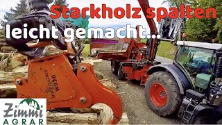 Holzspalter Westtech W820Fendt 936Eschlböck 84Zimmi Agrar [upl. by Gunilla795]