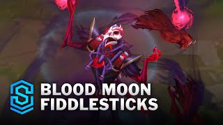 Blood Moon Fiddlesticks Skin Spotlight  PreRelease  PBE Preview  League of Legends [upl. by Anialram]