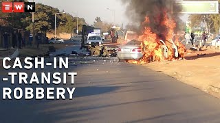 Cashintransit robbery in Krugersdorp [upl. by Itsyrk682]