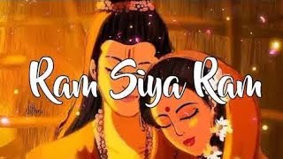 Ram Siya Ram jay jay ram song adipurush song lyrics Full song [upl. by Esinej]