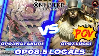 OP03 Katakuri vs OP07 Lucci  Luccis trip to the casino  POV  One Piece TCG  OP085 Gameplay [upl. by Nawed]