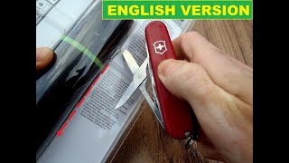 Swiss Army Knife HackExtra Box Opener Tool Useless or notEN [upl. by Justin]