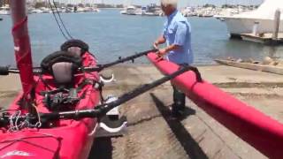 Hobie Mirage Tandem Island Trailer [upl. by Eberly345]