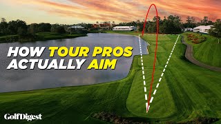 The Clever Aiming Strategy Tour Pros Actually Use  The Game Plan  Golf Digest [upl. by Latrena]