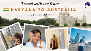 Travel with me from Haryana to Australia🎓✈️  My PhD Journey at IIT Kanpur amp Latrobe university [upl. by Monda]