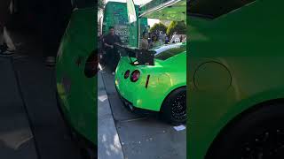 LISTEN TO THIS R35 GTR ROAR AT EXOTICS ON BROADWAY 2024 [upl. by Elka]