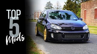 VW MK6 GTI Top5 Performance Upgrades for Stage 2 [upl. by Amirak]