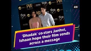 ‘Dhadak’ costars Janhvi Ishaan hope their film sends across a message  Bollywood News [upl. by Aurilia]