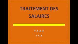 traitement des salaires  comptabilisation du livre de paie [upl. by Ebonee]