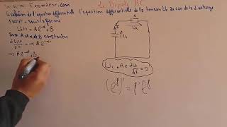 2 bac  Dipôle RC  Léquation Différentielle décharge dun condensateur  part 8  ثانية باكالوريا [upl. by Gonyea]