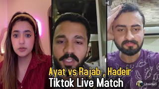 Haider shah  Umer Butt  Rajab butt Is Live On TikTok 👍 Ayat Akbar live Elma Hazoury All tiktok 😜😂 [upl. by Ariaic]