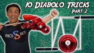 Learn 10 Diabolo Tricks in 10 Minutes Pt 2 Beginners  Diabolo Tutorial 2 [upl. by Bibbie]