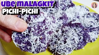 How To Make Ube Malagkit Pichipichi Malagkit RicePichipichiKakaninGlutinous Rice [upl. by Nitsuga]