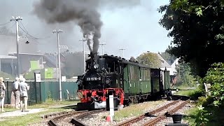 Fahrt mit der Schmalspurbahn Schönheide Stützengrün [upl. by Kubetz]