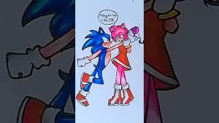 what does Sonic tries to do with AmyNew darling memesonic ボカロ 初音ミク 歌ってみたshorts [upl. by Finny]