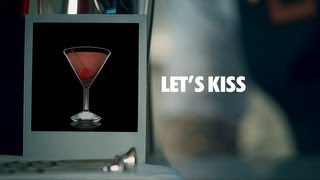 LET’S KISS DRINK RECIPE  HOW TO MIX [upl. by Bore]