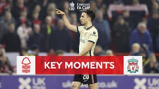 Nottingham Forest v Liverpool  Key Moments  QuarterFinals  Emirates FA Cup 202122 [upl. by Bac518]