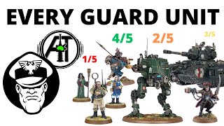 Rating Every Astra Militarum Unit Mordian Glory  Auspex Tactics Talk Imperial Guard [upl. by Markowitz262]