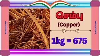 Today09112024 Scrap Price  இன்று பழைய பொருட்களின் விலை  Copper Price  PattaMaram [upl. by Bethany668]