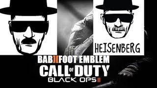 Black Ops II Emblem Tuto  Heisenberg Wanted Cailan Cooks request [upl. by Heidy]