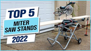 Top 5 Best Miter Saw Stands 2023 [upl. by Trevlac335]