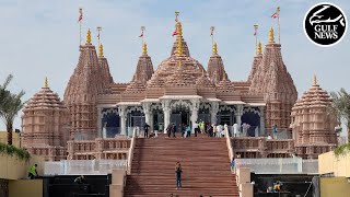 A sneak peek of the BAPS Hindu Temple in Abu Dhabi [upl. by Budwig]