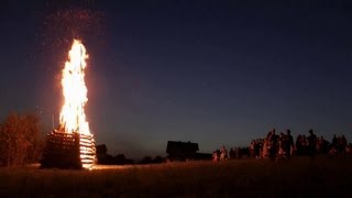 Sonnwendfeuer  midsummer celebrations in Insberg  Carinthia [upl. by Hally468]