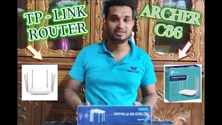 Tp  Link  Archer C86  AC1900 Wireless MUMIMO WiFi Router  Unboxing [upl. by Vladimir]