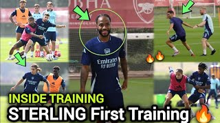 ARSENAL’S DEADLINE DAY SIGNINGS SHOCK THE WORLD DURING FIRST TRAINING SESSION 😱🔥 [upl. by Asemaj]