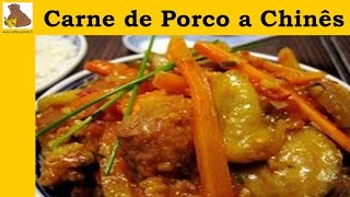 Carne de porco a chinês receita fácil é rapida HD [upl. by Fisk805]