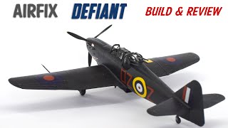 Airfix BP Defiant Mk1  172 Scale Plastic Model Kit  Build amp Review [upl. by Battiste623]