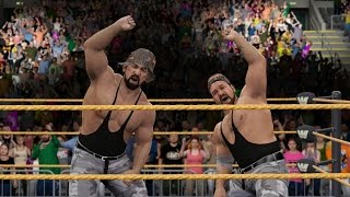 WWE 2K16  The Bushwhackers Entrance Signature Finisher [upl. by Red890]