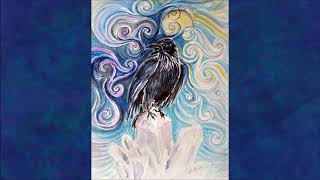 Raven and Crow TotemRaven Power AnimalSpirit Meaning of Crow and Raven [upl. by Anayik]