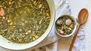 Easy Turnip Greens Soup Recipe [upl. by Ellynn]