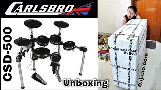 Carlsbro CSD500 Unboxing and Assembly  Carlsbro Electronic Drumkit  Mihir Godbole [upl. by Placia]