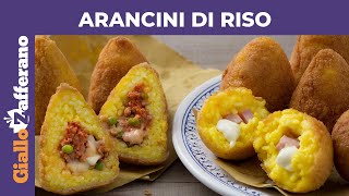 ARANCINI DI RISO SICILIANI ricetta originale [upl. by Esiuqram]