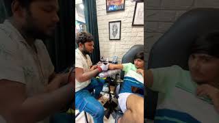 Armband Tattoo Making Short Video 😈😍🔥bandtattoo shortvideo youtubeshorts tattooartist [upl. by Eilujna857]