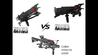 Repeating crossbow showdown130lb Cobra Adder RX vs 120lb Mini Striker vs 150 Mini Striker RD [upl. by Notned484]