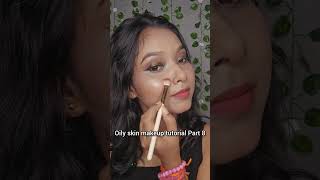 oily skin makeup tutorial Part 8 youtubeshorts makeup nykaaunboxing makeuptutorial nykaa [upl. by Nywled]