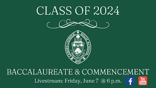 Camden Catholic High School Class of 2024 Baccalaureate Mass and Commencement [upl. by Trilley]