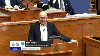 Mart Helme Kaja Kallasele Te tahate eestikeelseid koole aga meie ümber lokkab agressorriigi keel [upl. by Raseda558]