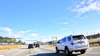 Driving North on US Highway 17 Jacksonville amp New Bern Areas  North Carolina [upl. by Adanar]