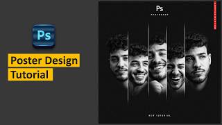 Poster Design in Photoshop  Photoshop for beginners [upl. by Ttenrag51]