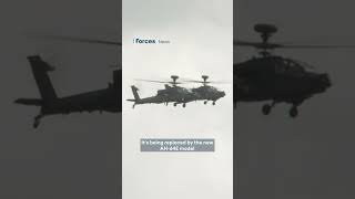 Final farewell for British Armys Apache Mk1 helicopter [upl. by Alrahc]