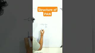 Structure of PAN PolyacrylonitrilePolymershorts [upl. by Ycnay]