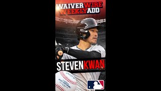 Steven Kwan Cleveland Guardians Fantasy Baseball Waiver Wire Week 15 Add of the Week Shorts [upl. by Teri]