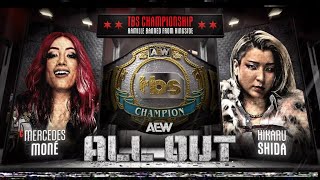 Lo destacado  Highlights AEW All Out 2024  Mercedes Moné c Vs Hikaru Shida [upl. by Mavis]